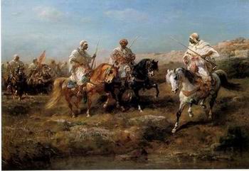 Arab or Arabic people and life. Orientalism oil paintings 11